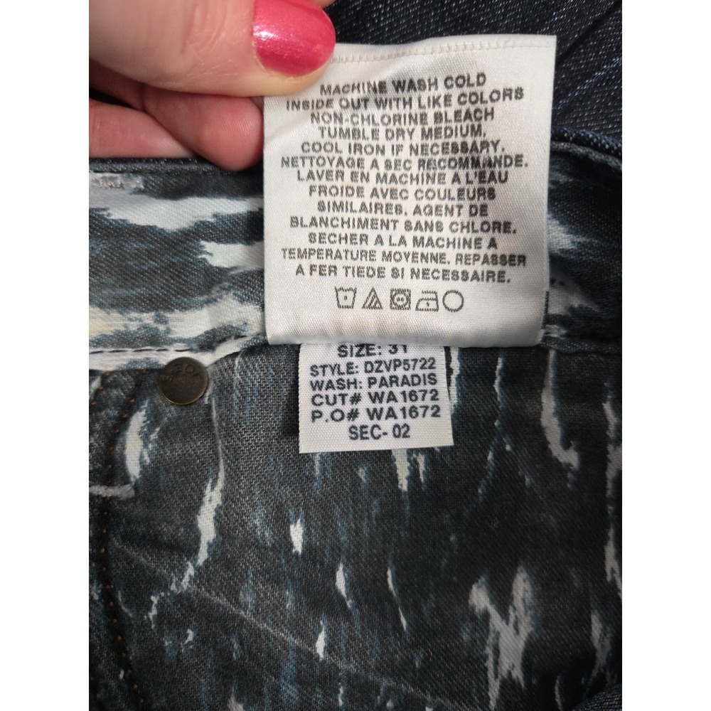 Joe's Jeans Womens 31 The Rocker Dark Wash Boot Cut Lean Flare Fit Jeans NEW - Picture 11 of 14